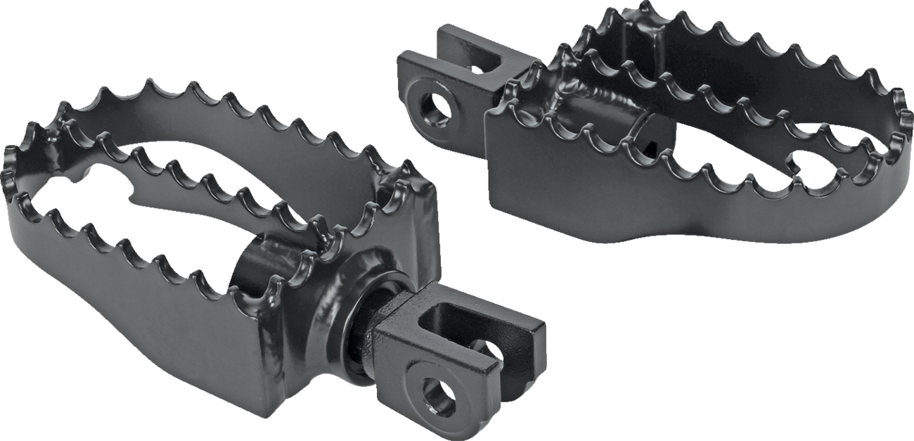 BURLY BRAND MX Foot Pegs - Driver / Black 1620-2387