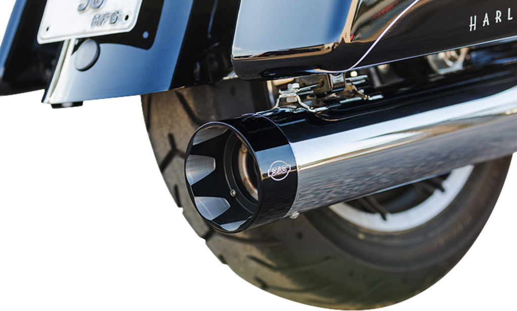 2-into-1 Sidewinder Exhaust System - 50-State - Chrome - M8 Touring