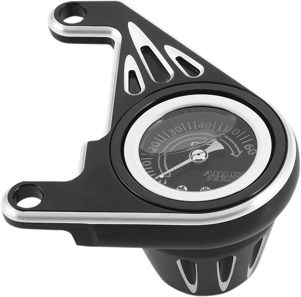 ARLEN NESS Oil Pressure Gauge Kit - Deep Cut / Black 2212-0370