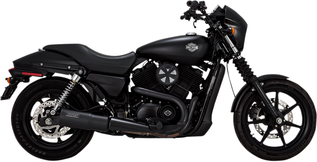 Vance & Hines Harley-Davidson 17-20 Street Rod Hi-Output Slip-On Black Slip-On Exhaust