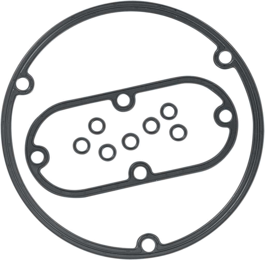 JAMES GASKET Derby/Inspection Cover Gasket Kit - Inspection Cover Gasket with Silicone One Side / 0.062" / 4 Speed DS-173476