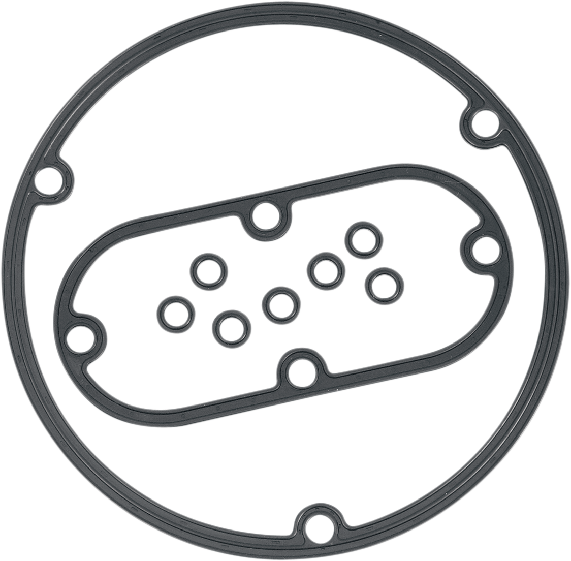 JAMES GASKET Derby/Inspection Cover Gasket Kit - Inspection Cover Gasket with Silicone / 0.062" / 4 Speed DS-174305