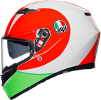 010115482 AGV K3 Rossi Mugello 2018 Helmet