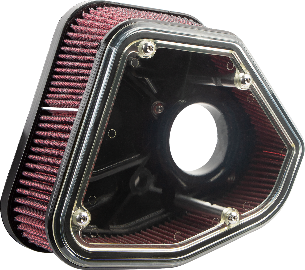 ALLOY ART Boom Box Air Cleaner Kit - Black Cover 1010-3174