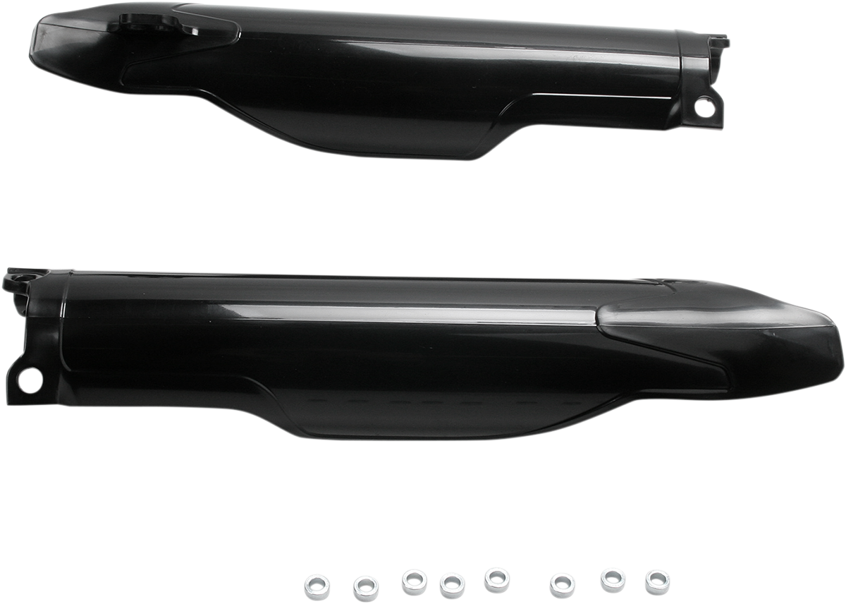 ACERBIS Fork Covers - Lower / Black 0412-0171