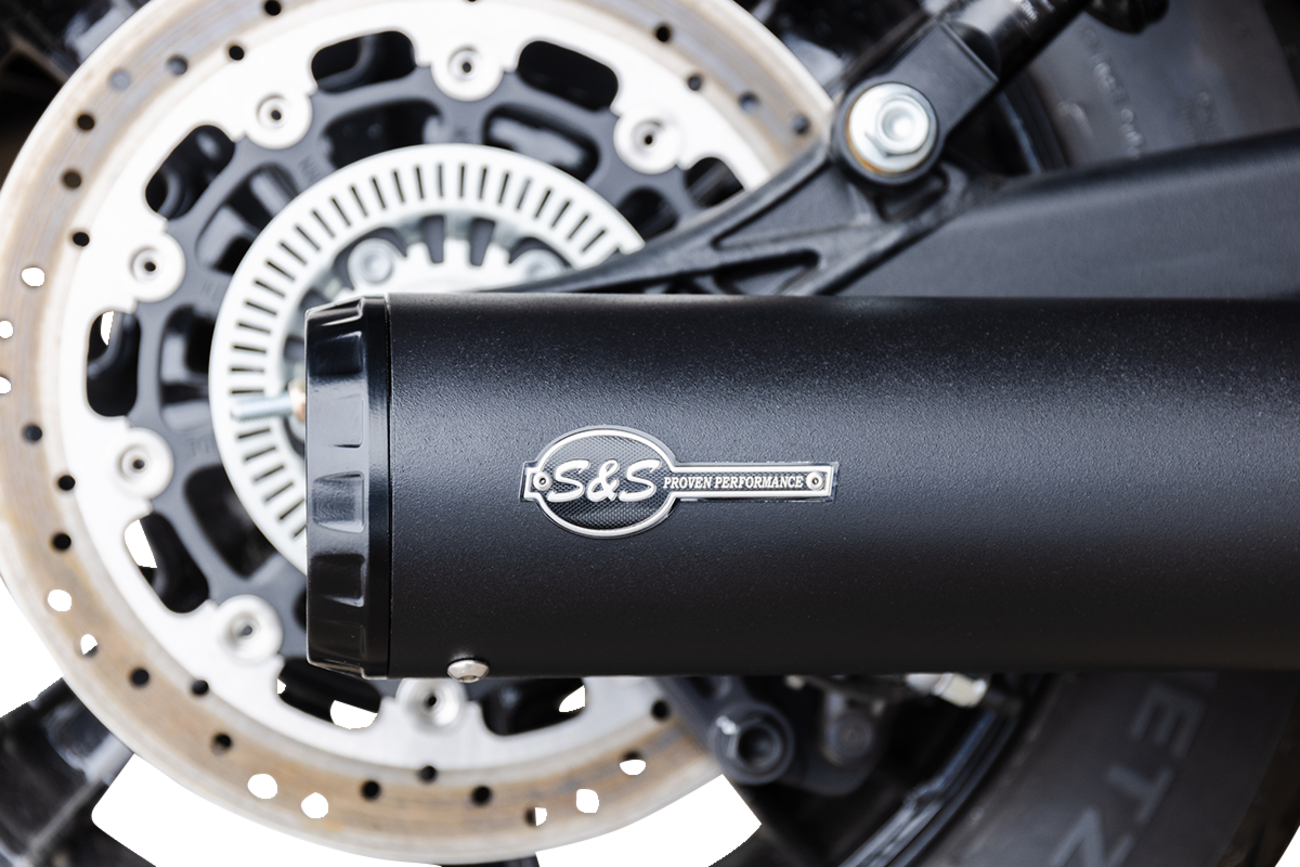 2-into-1 Grand National Exhaust System - Black - 50-State