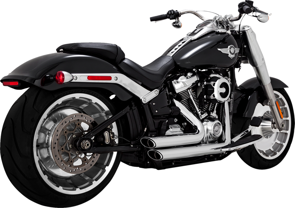 Vance & Hines HD 18-22 Fatboy/Blackout Shortshots Staggered PCX Full System Exhaust