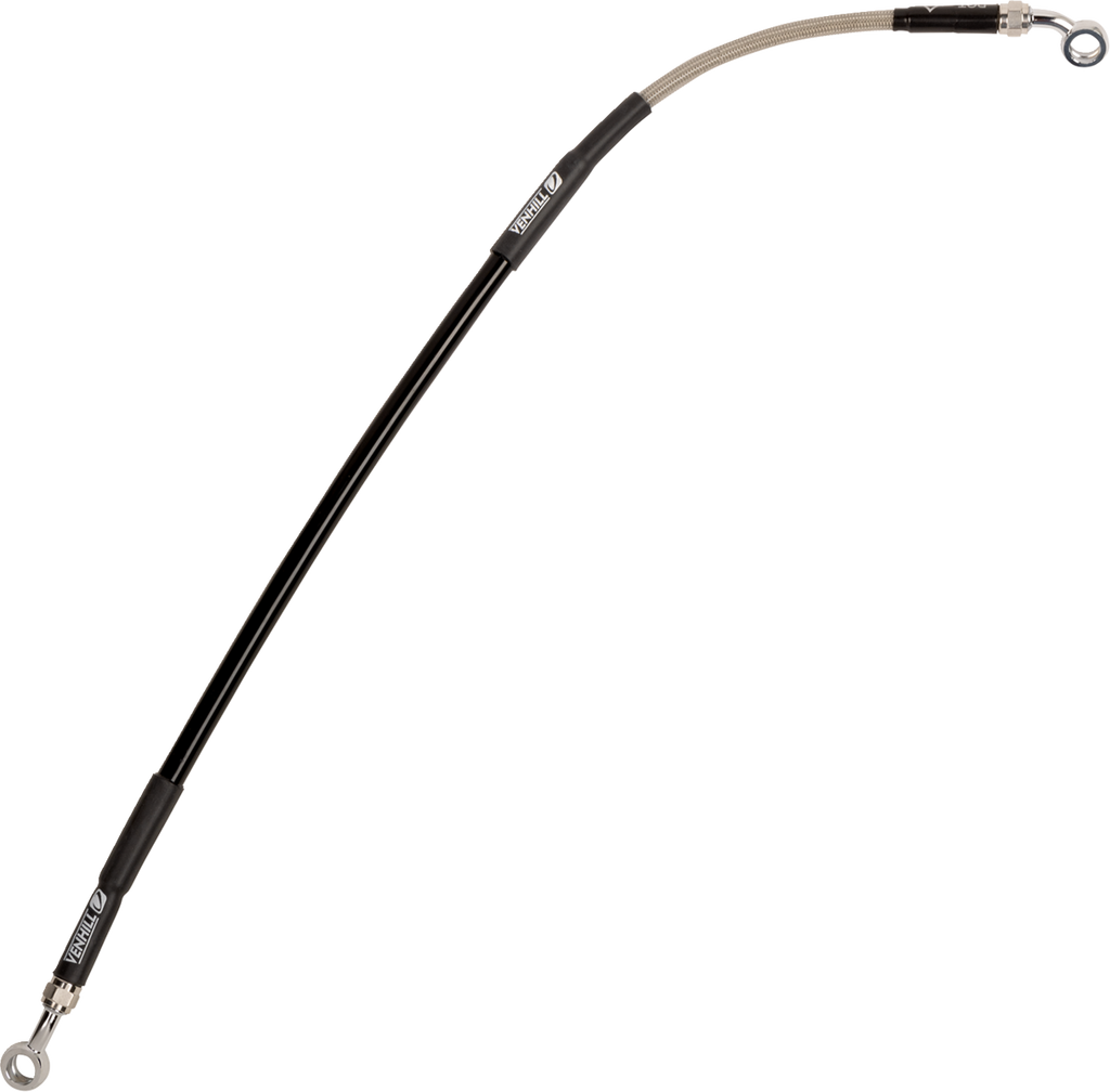 MOOSE OFFROAD Stainless Steel Braided Brake Line - Brake Line / Stainless Steel 1741-6808