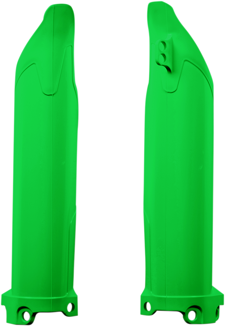 ACERBIS Fork Covers - Lower / Green 0412-0353