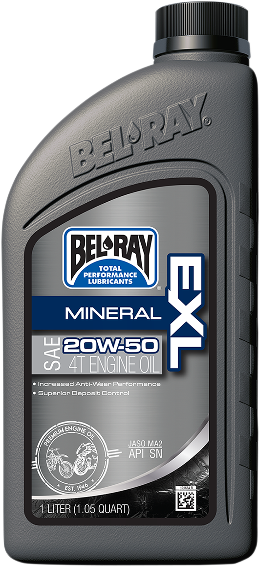 BEL-RAY EXL 4T Mineral Oil - 20W-50 / 1L 3601-0149