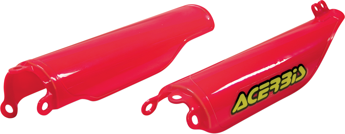 ACERBIS Fork Covers - Lower / Red 0412-0130