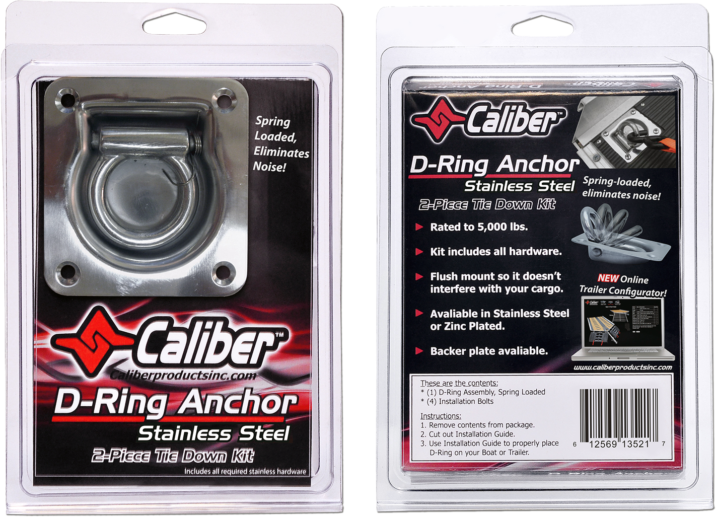 CALIBER D-Ring - Stainless Steel 3920-0360