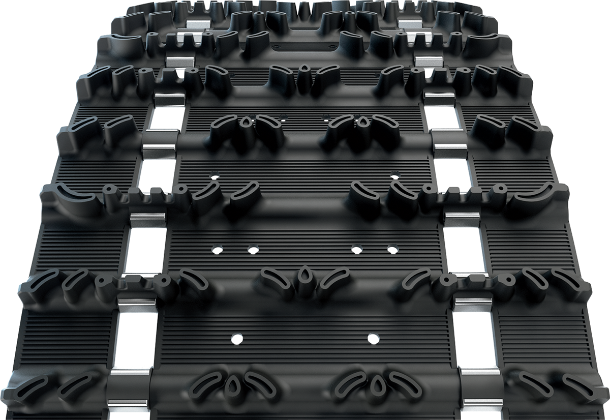 CAMSO Hacksaw™ Track with Holes - Mostly Groomed/Efficiency / 15" W x 121" L / 1" Lug Height 1240-0053