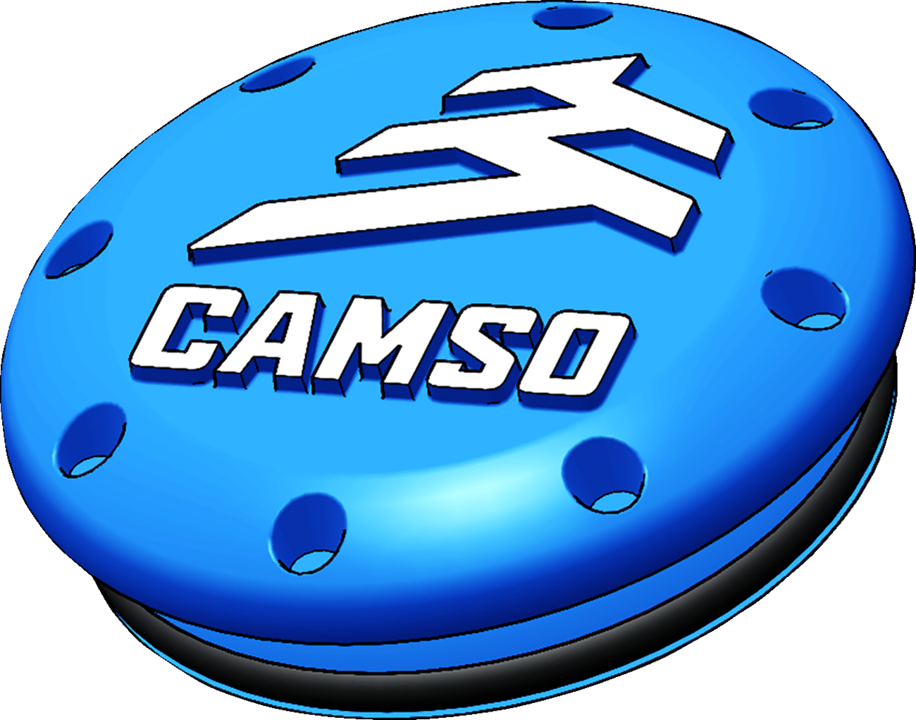 CAMSO Spindle Hub Cap Assembly - Blue / Each 4506-0032