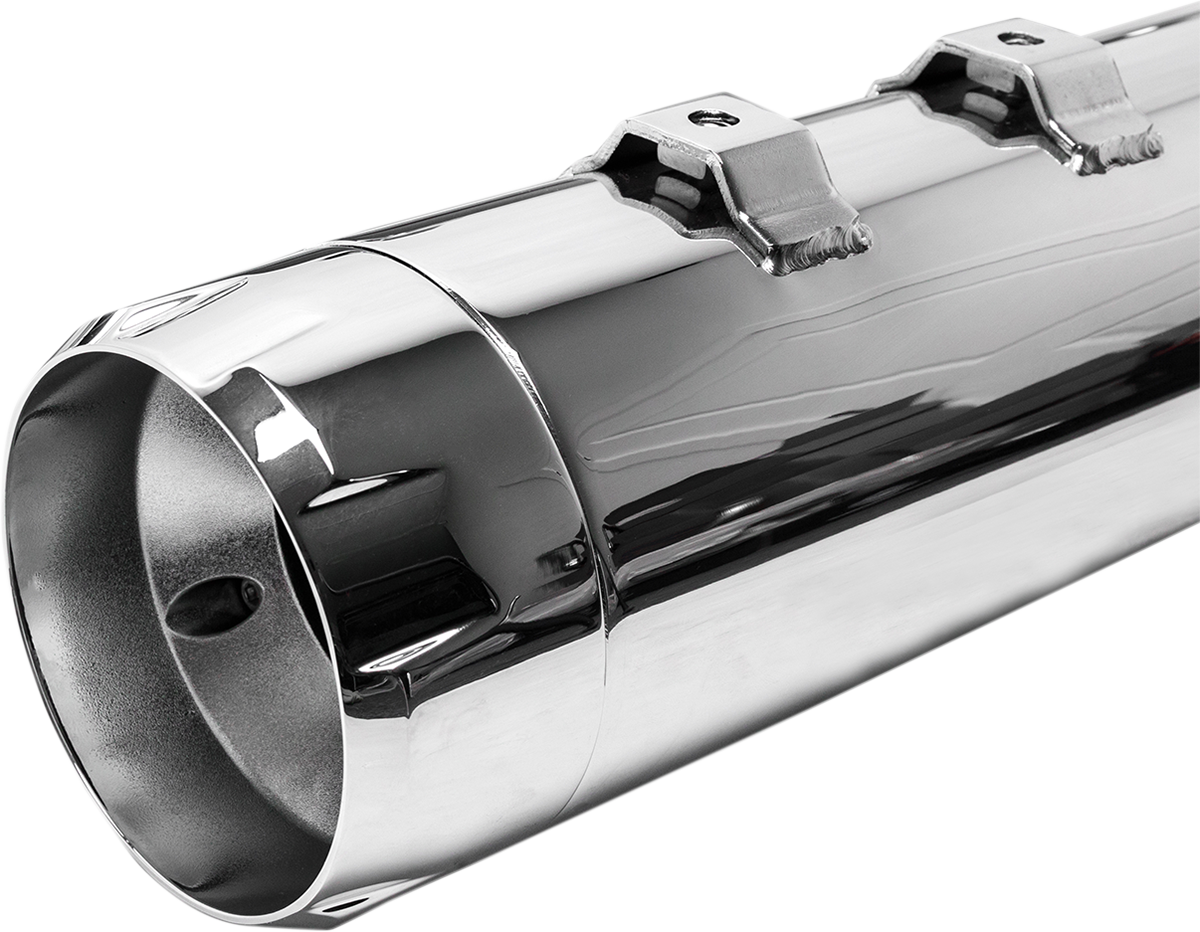 4-1/2" MK45 Performance Mufflers - Chrome with Chrome Thruster