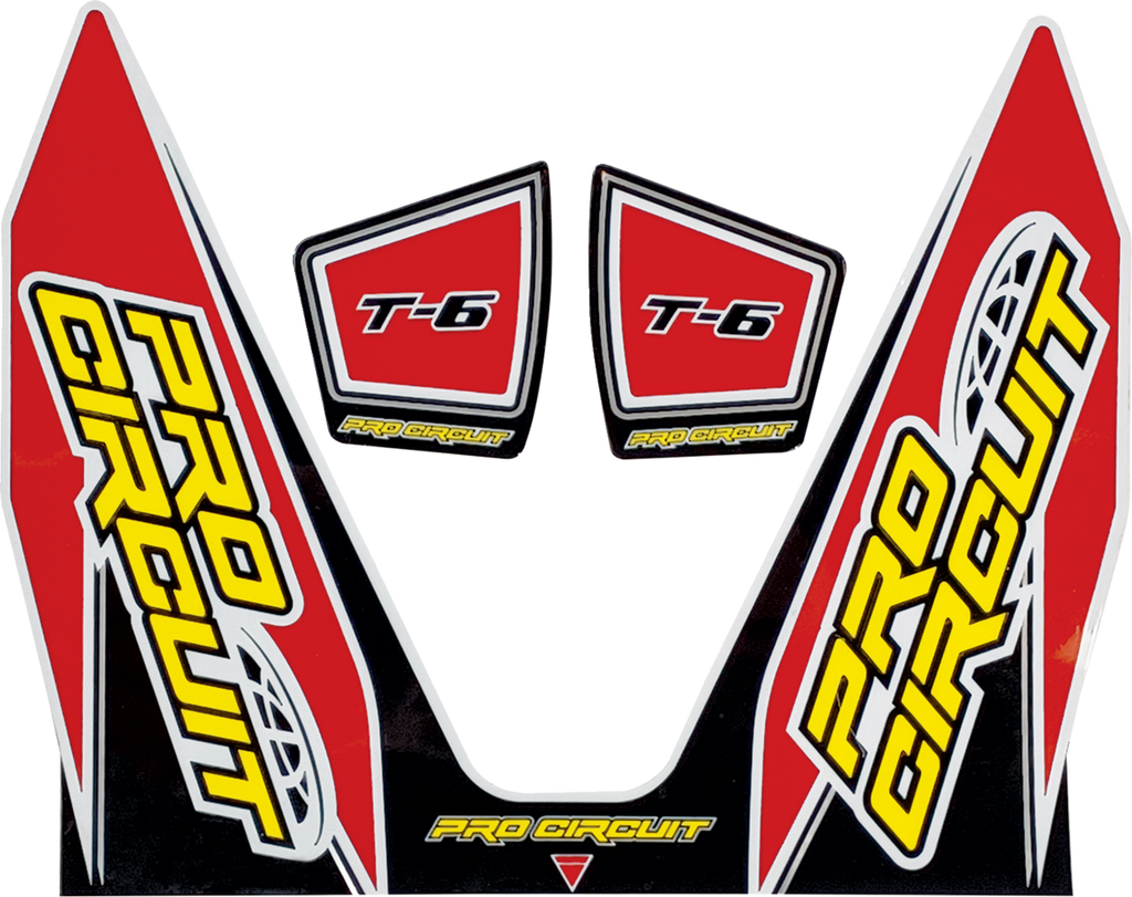 PRO CIRCUIT T-6 Exhaust Decals - T-6 Decal / Stars and Stripes 1860-2273