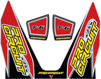PRO CIRCUIT T-6 Exhaust Decals - T-6 Decal / Stars and Stripes 1860-2273