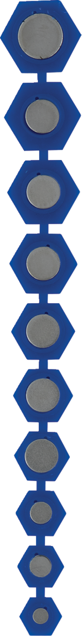 LANG TOOLS Metric Magnetic Socket Insert Set - Socket Insert Tool / Magnetic / Metric / Set 3850-0632