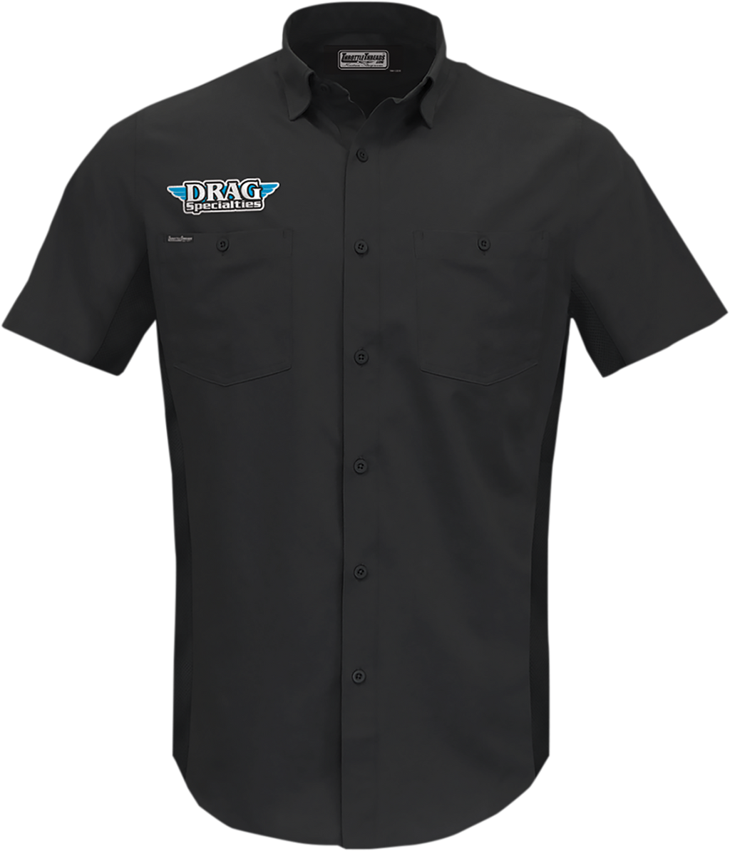 THROTTLE THREADS Drag Specialties Vented Shop Shirt