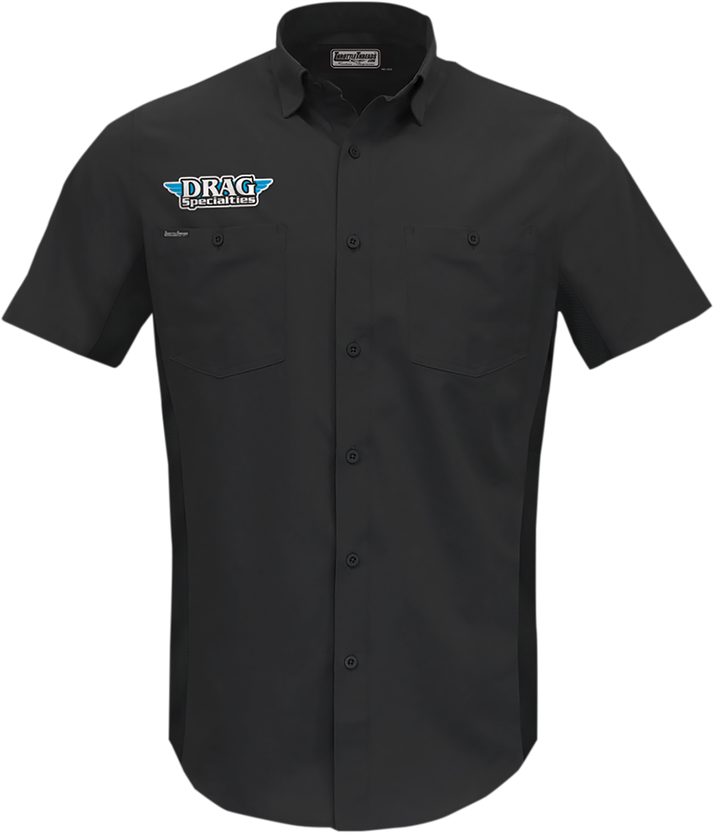 THROTTLE THREADS Drag Specialties Vented Shop Shirt