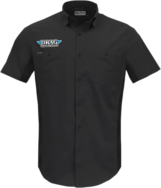 THROTTLE THREADS Drag Specialties Vented Shop Shirt