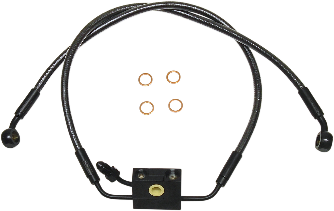 MAGNUM SHIELDING Designer Series Front Lower Brake Line Kit
