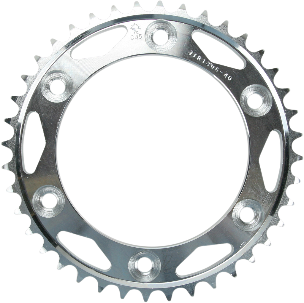 JT SPROCKETS Steel Rear Sprocket - Sprocket / Rear / Honda / 40-Tooth JTR1306-40