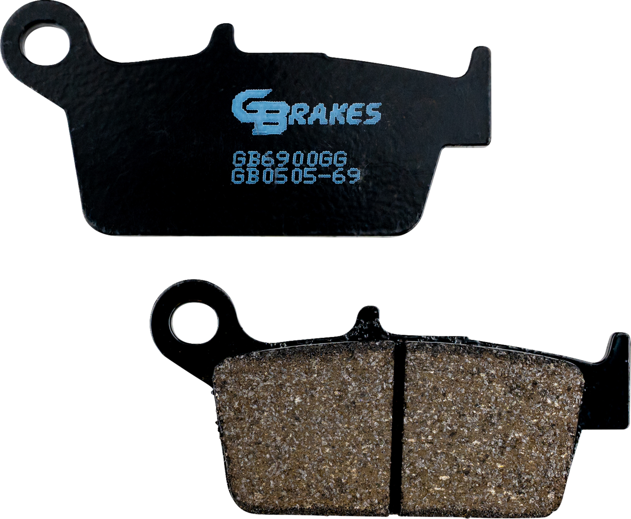 GBRAKES Semi Metallic Brake Pads - Brake Pads / Semi-Metallic/Ceramic / Rear 1721-3728