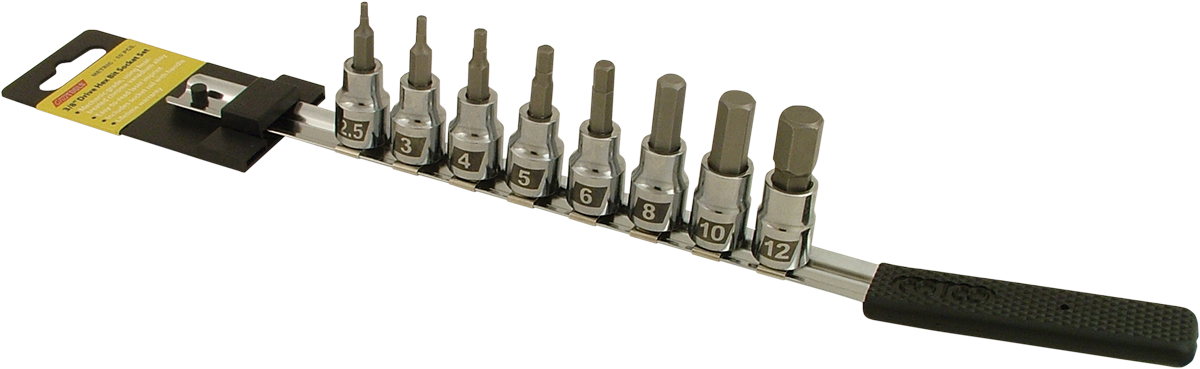 CRUZTOOLS Socket Bit Set - Hex / Metric 3812-0033