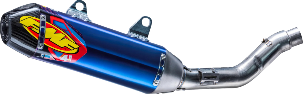 FMF Racing Kawasaki KX450F / KX450X 2024-2026 Factory 4.1 RCT Stainless SL (Slip-On) w/ Carbon End Cap 042403