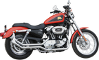PAUGHCO 1-3/4" Side-by-Side Upsweep Fishtail Exhaust System - '14-'20 XL / Black 1800-2125