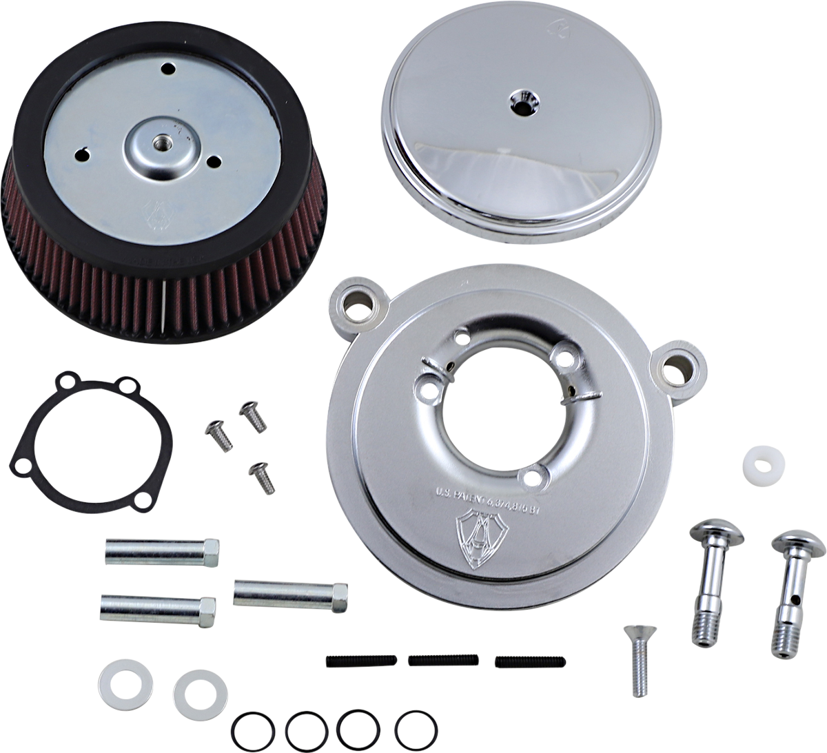ARLEN NESS Big Sucker™ Stage I Air Filter Kit - Chrome 1010-0871