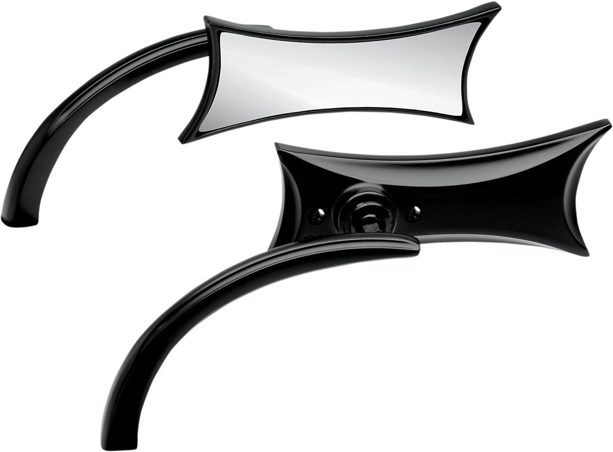 ARLEN NESS Mirror - Micro / Four-Point / Side View / Rectangle / Black / Right 0640-0504