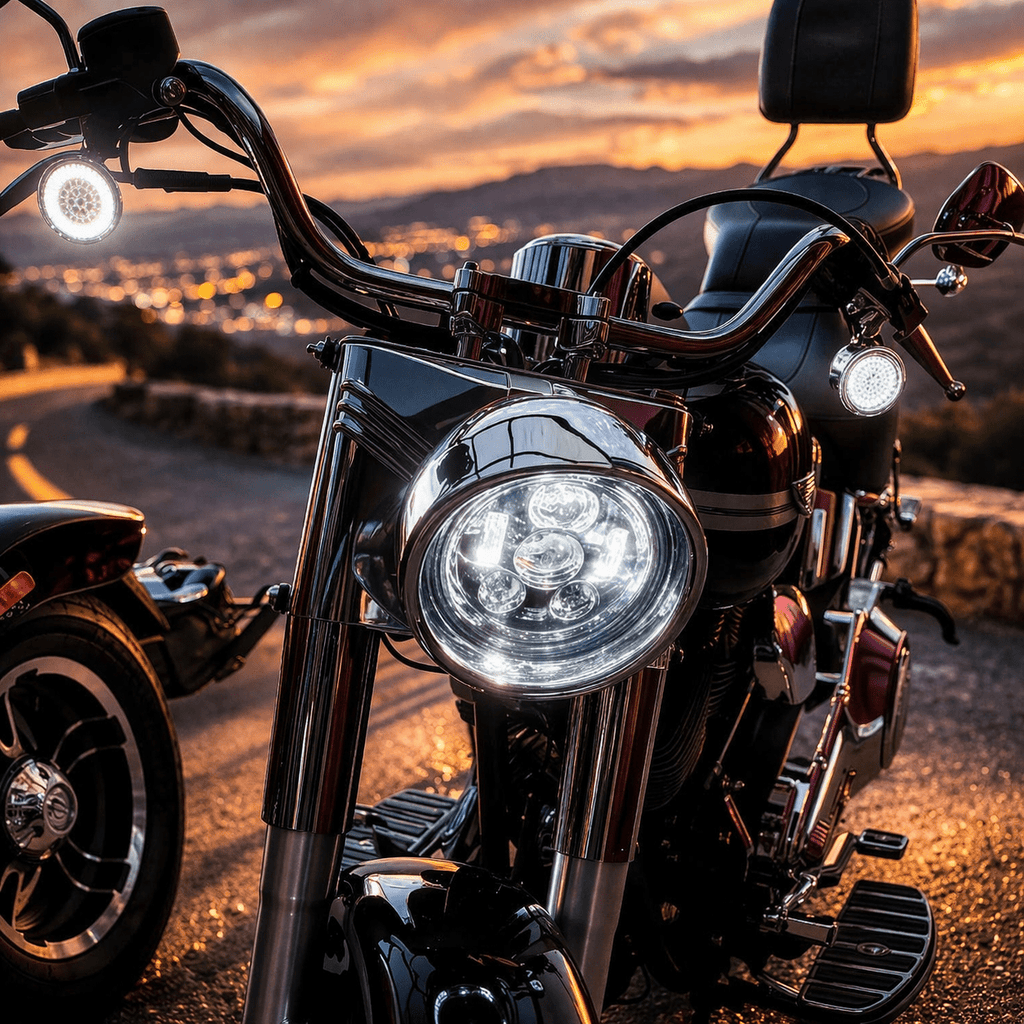 Eagle Lights 7" LED Motorcycle Headlight Kit Generation III / Chrome