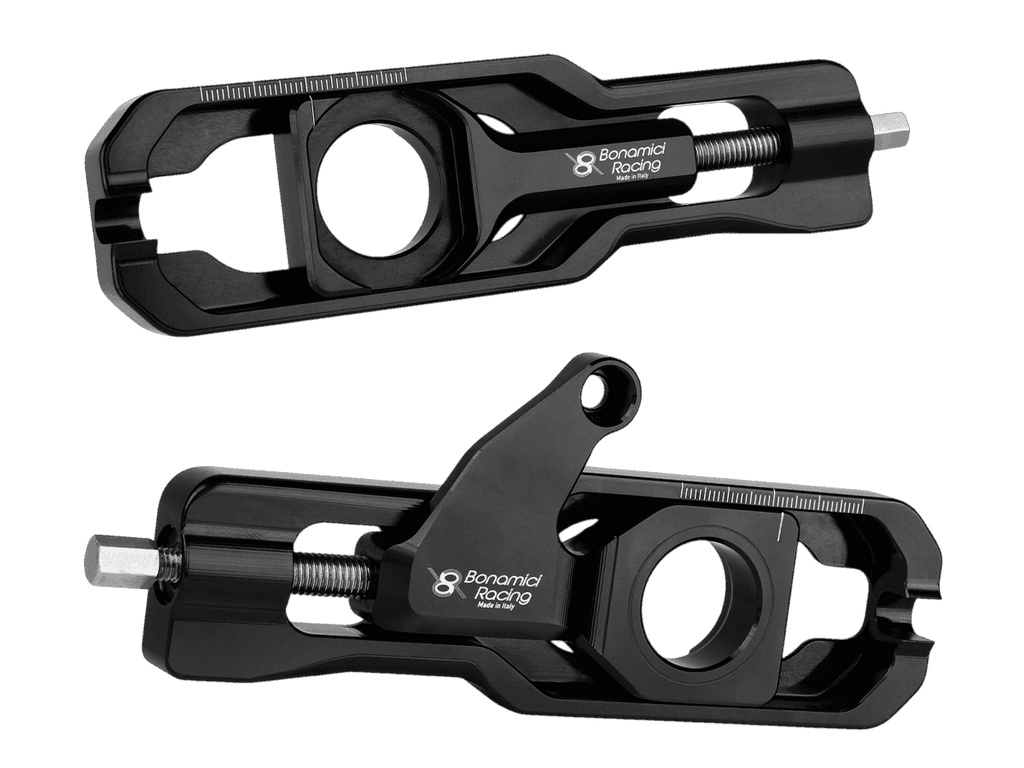 Bonamici Yamaha R9 Chain Adjuster (w/ Captive Caliper Support) (Black)