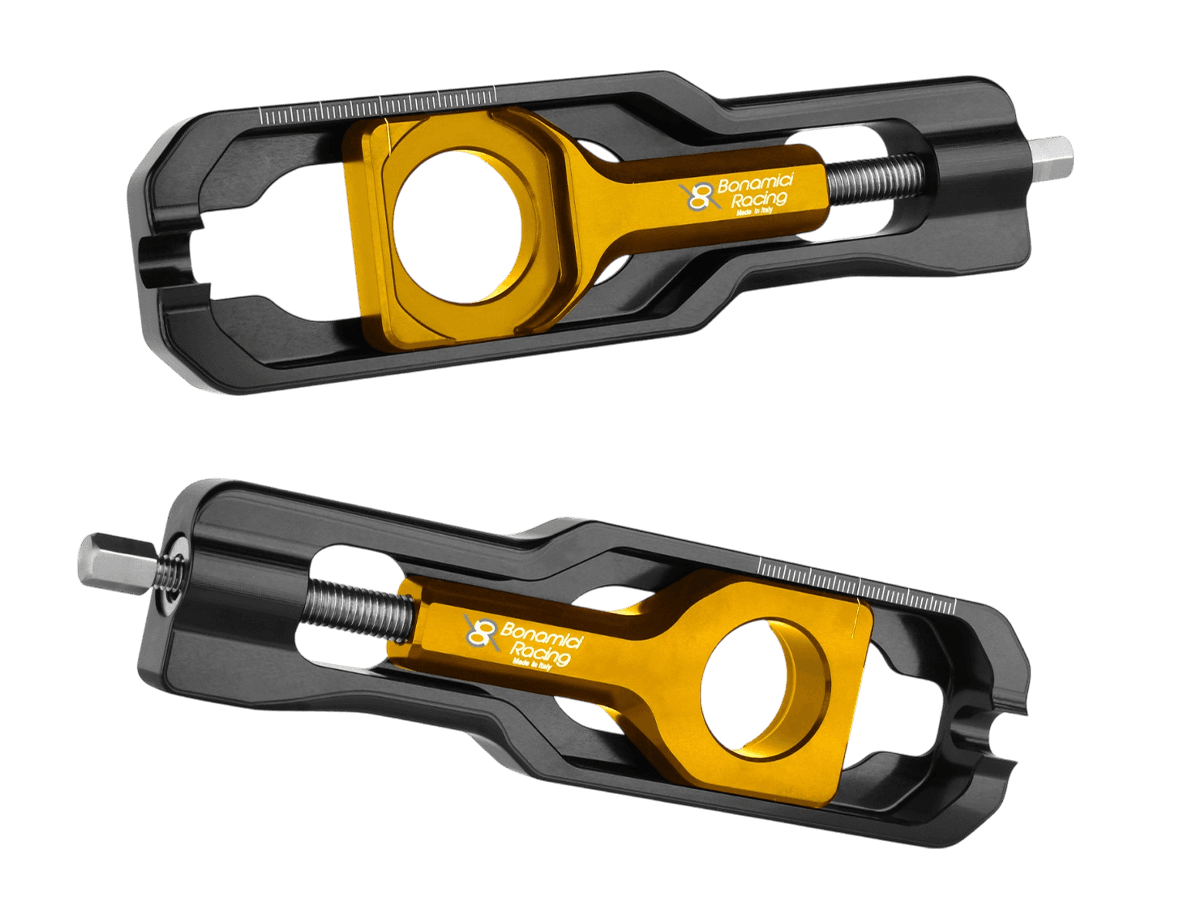 Bonamici Kawasaki Ninja ZX-6R Chain Adjuster (2019+) (Gold)