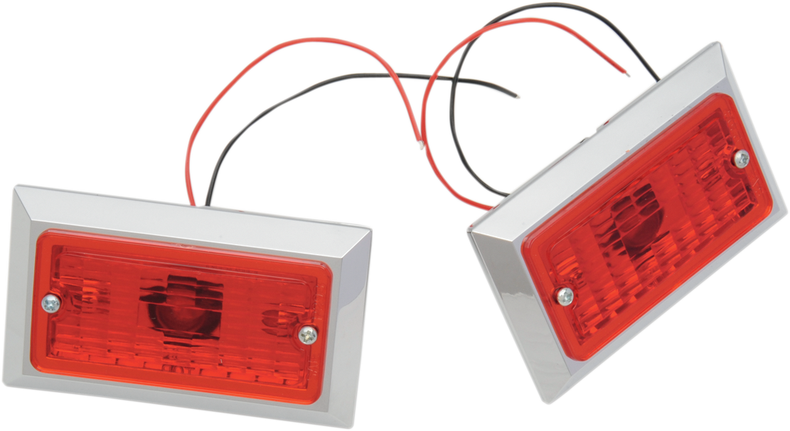 CHRIS PRODUCTS Marker Lights - Dual Filament / Red 2040-1063