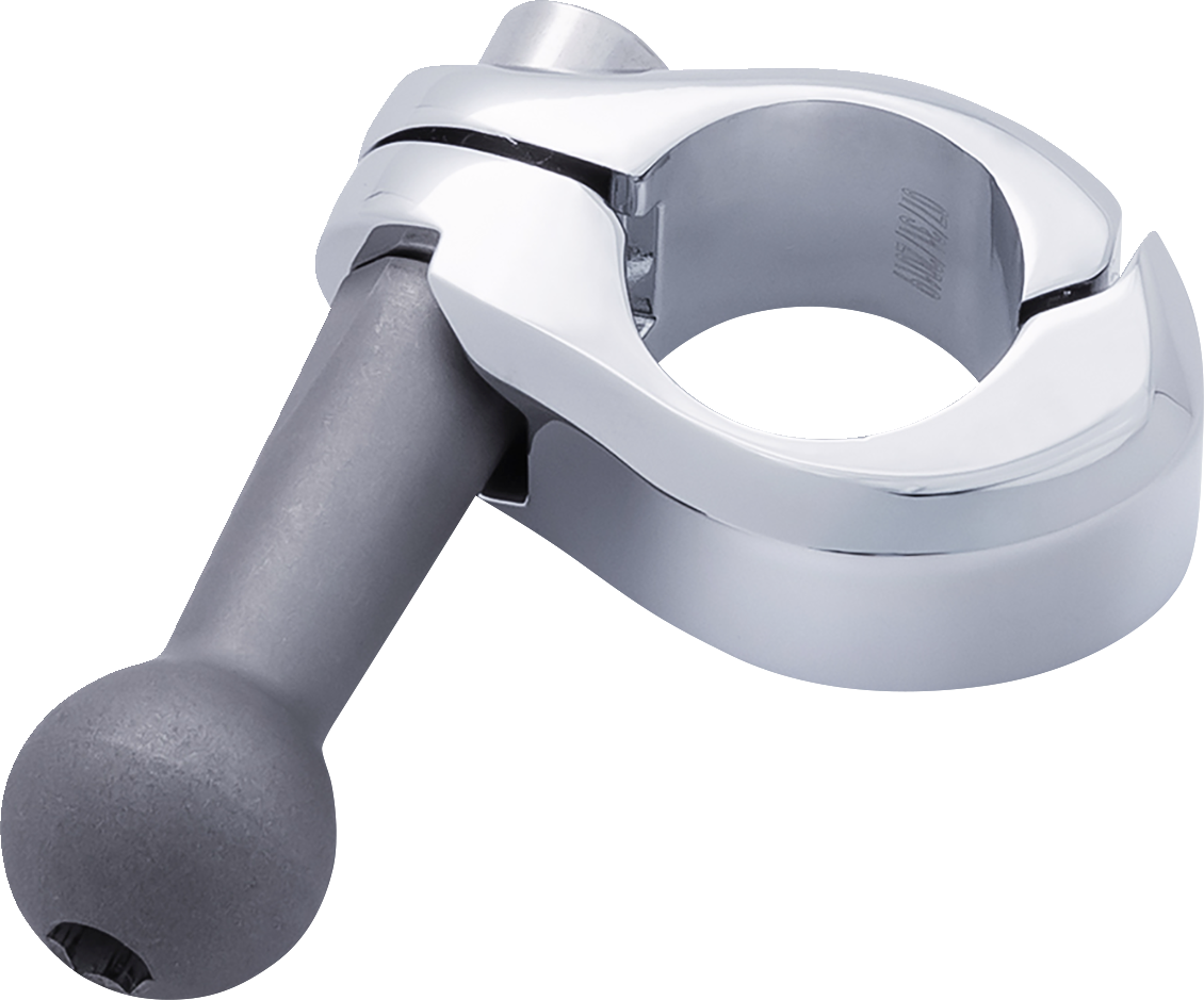 CIRO Aluminum Clamp Kit - Ball Mount / 3/4" Handlebars / Chrome 0636-0196