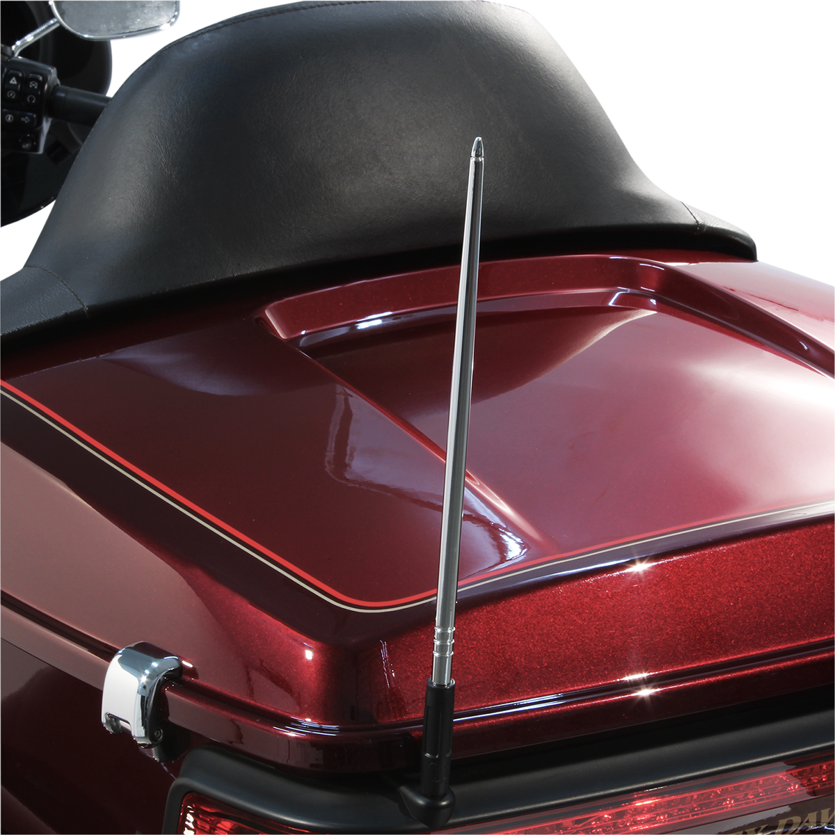 CIRO Antenna - 12" / Flexible Base / Chrome / Harley-Davidson® 4401-0243