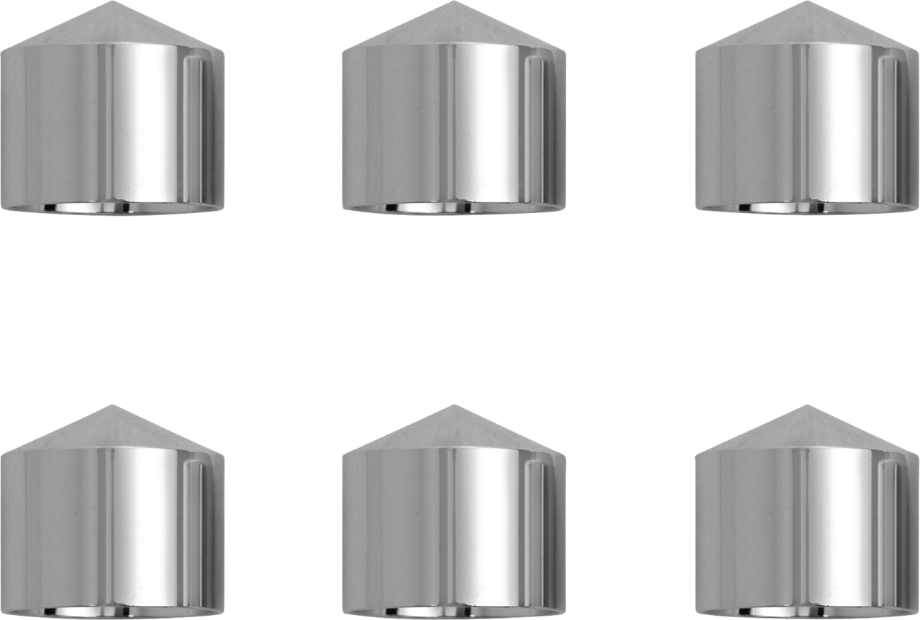 CIRO Caps - Rocker Box/Bolt / Peaked / Chrome 2404-0632