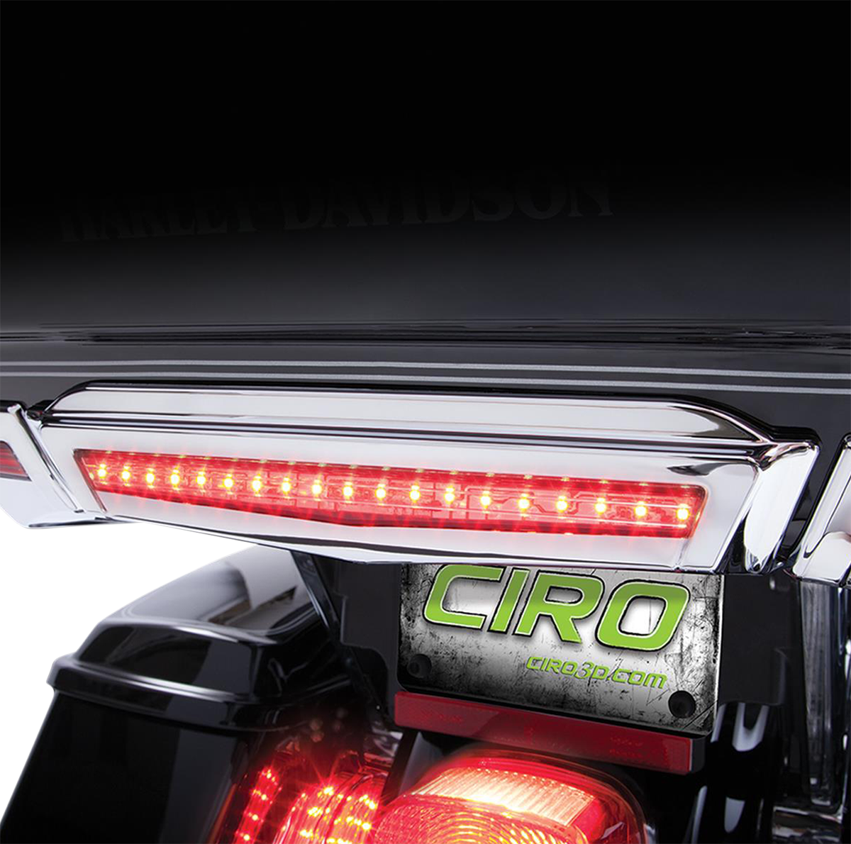 CIRO Center Brake Light - Chrome 2010-1277