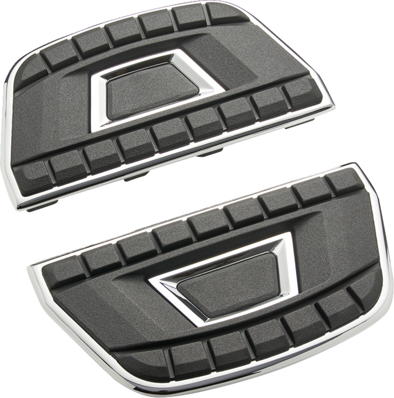 CIRO Chicane™ Floorboard Inserts - Passenger / Chrome 1621-1170