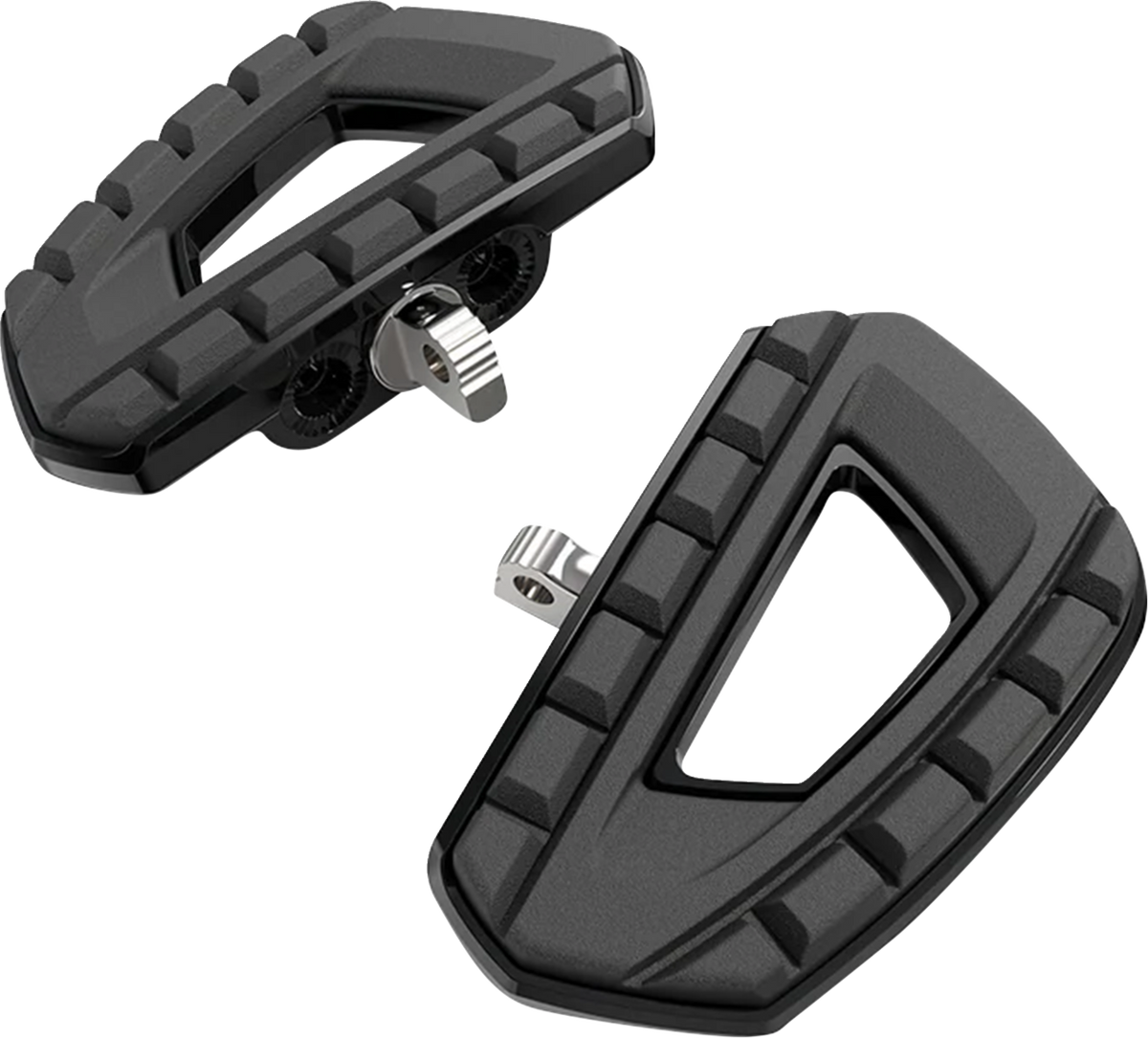 CIRO Chicane™ Mini Floorboards - with HD Adapters / Black 1621-1258
