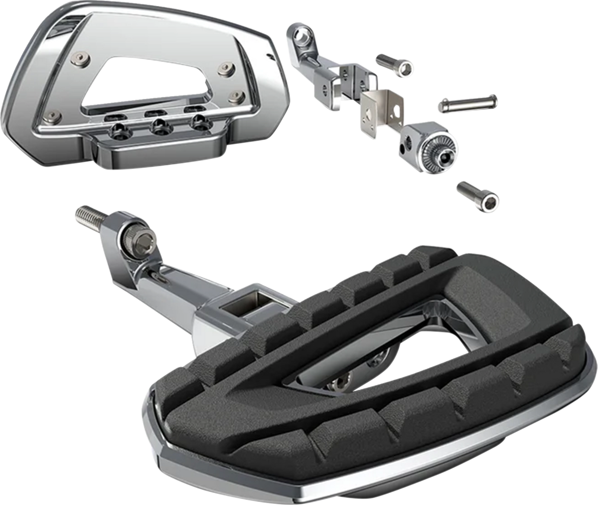 CIRO Chicane™ Mini Floorboards - with Passenger Brackets / Chrome 1621-1255