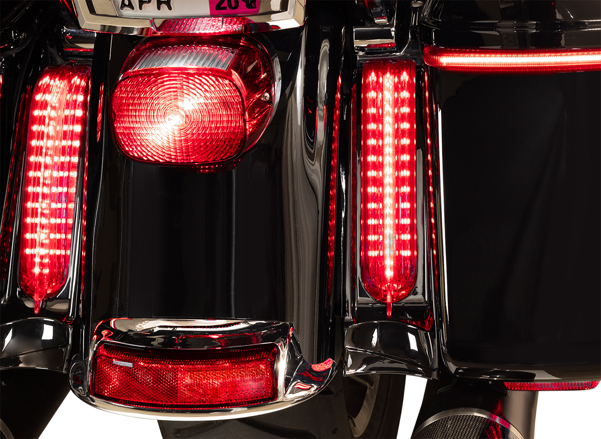 CIRO Filler Panel Light - Clear Lens / Red LEDs / Black 2040-2669