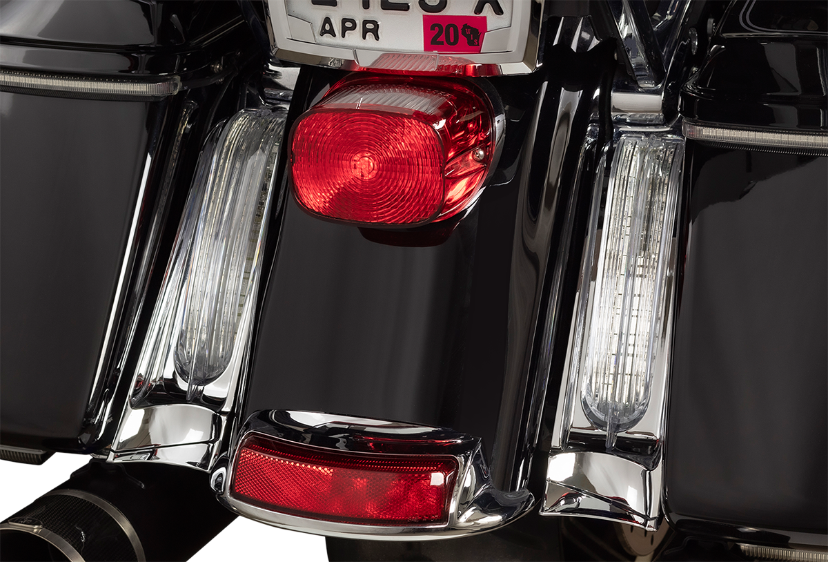 CIRO Filler Panel Light - Clear Lens / Red LEDs / Chrome 2040-2670