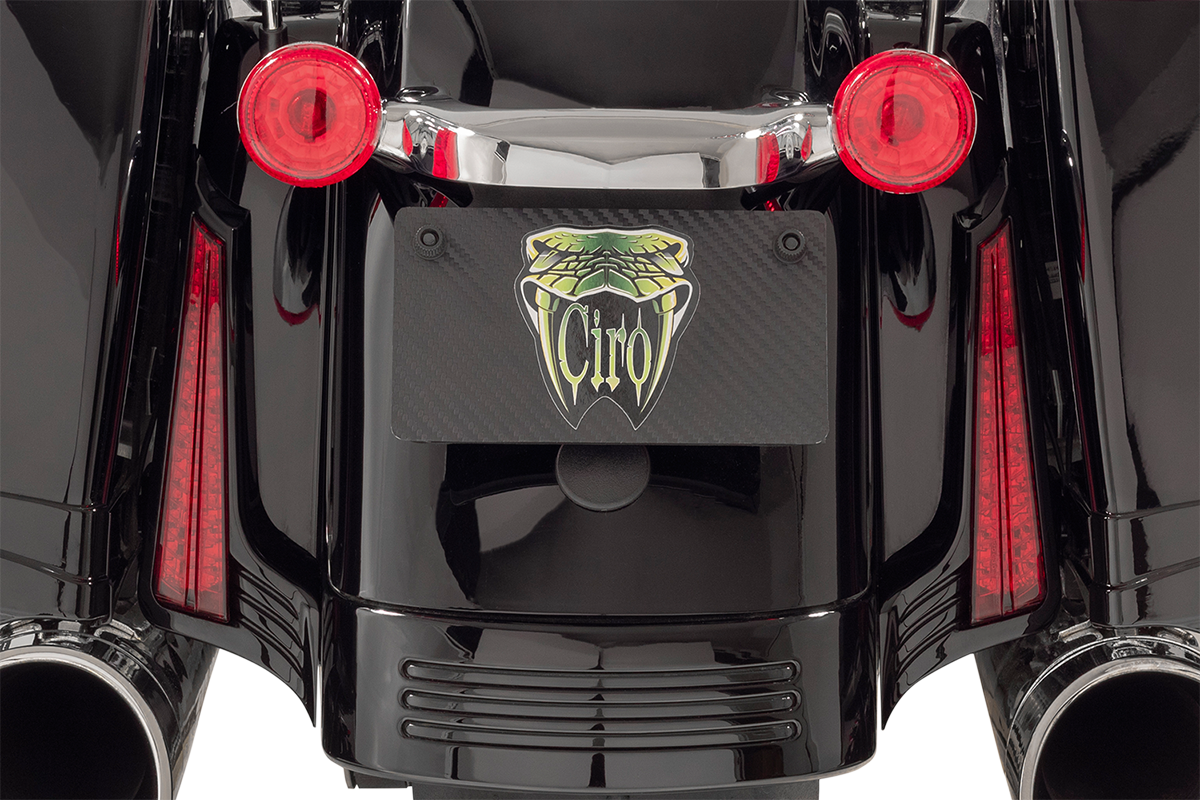CIRO Filler Panel Light - Red Lens / Red LEDs / Black 2040-2681