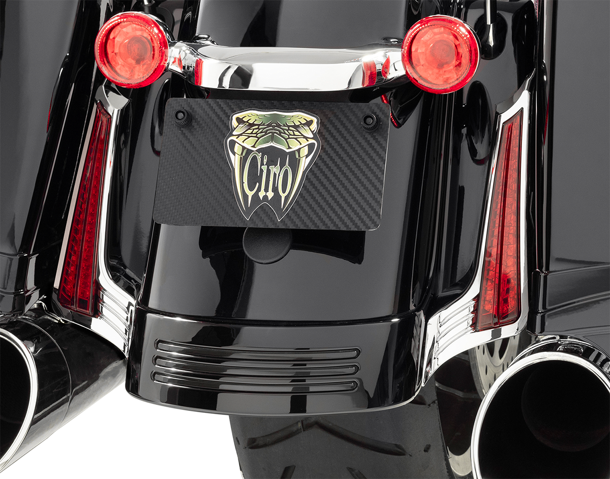 CIRO Filler Panel Light - Red Lens / Red LEDs / Chrome 2040-2682