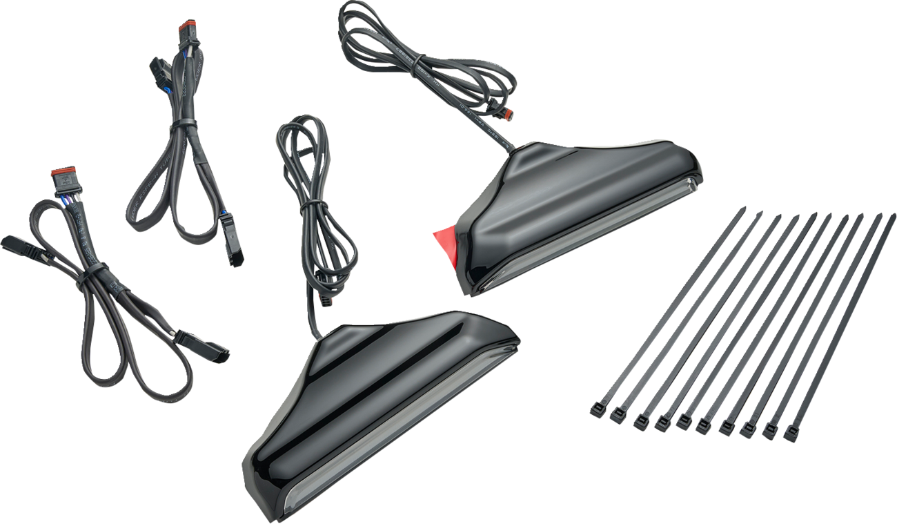 CIRO Fork Lights - Black / '14-'25 Harley-Davidson® 2040-3499