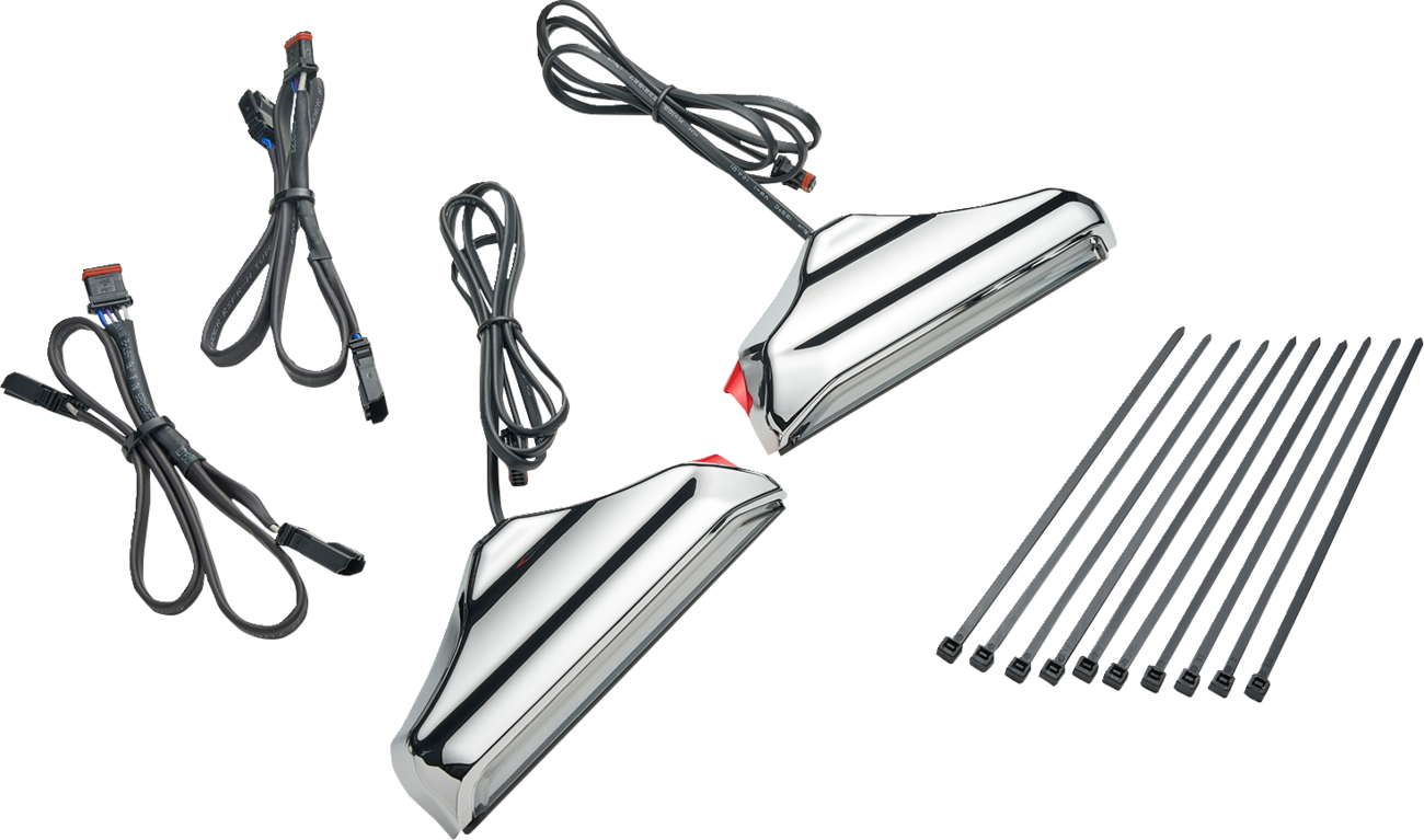 CIRO Fork Lights - Chrome / '14-'25 Harley-Davidson® 2040-3498